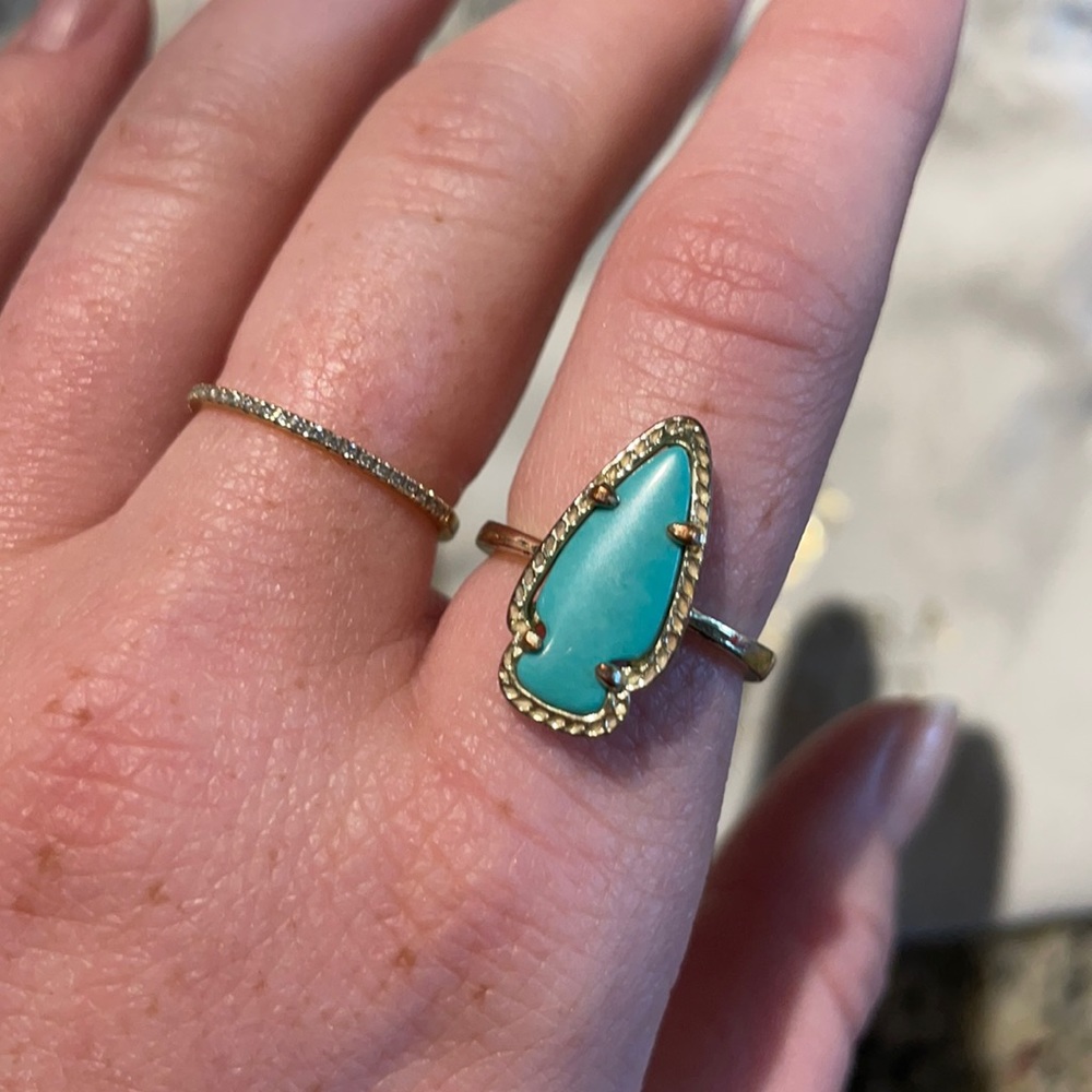 Kendra Scoot Turquoise Ring